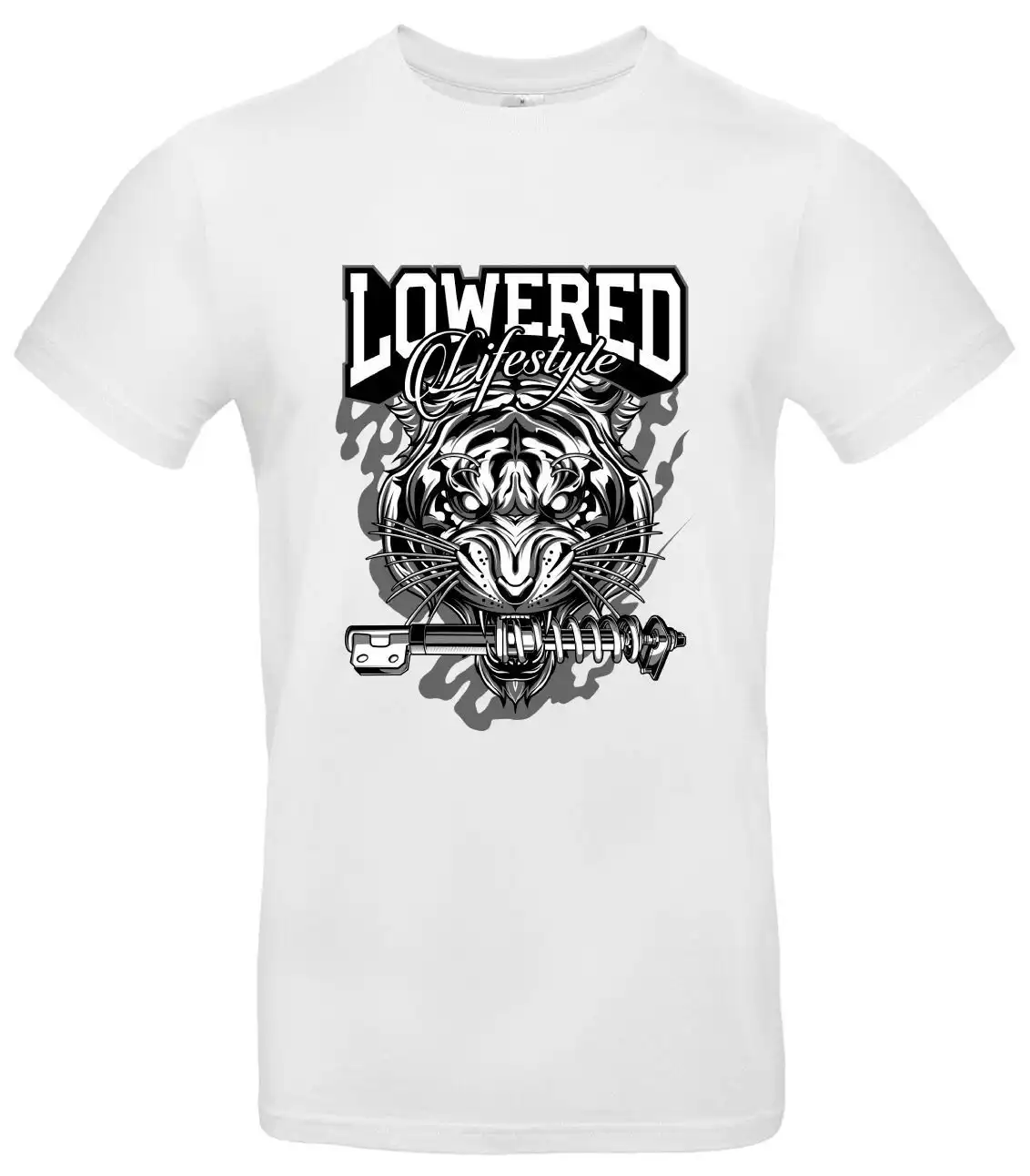 Lowered Lifestyle T-Shirt für Auto-Tuning-Fans mit markantem Print 2 Lowered Lifestyle T-Shirt für Auto-Tuning-Fans mit markantem Print – Bild 2