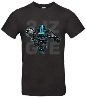 2JZ GTE T-Shirt für Tuning-Fans mit markantem Motor-Motiv