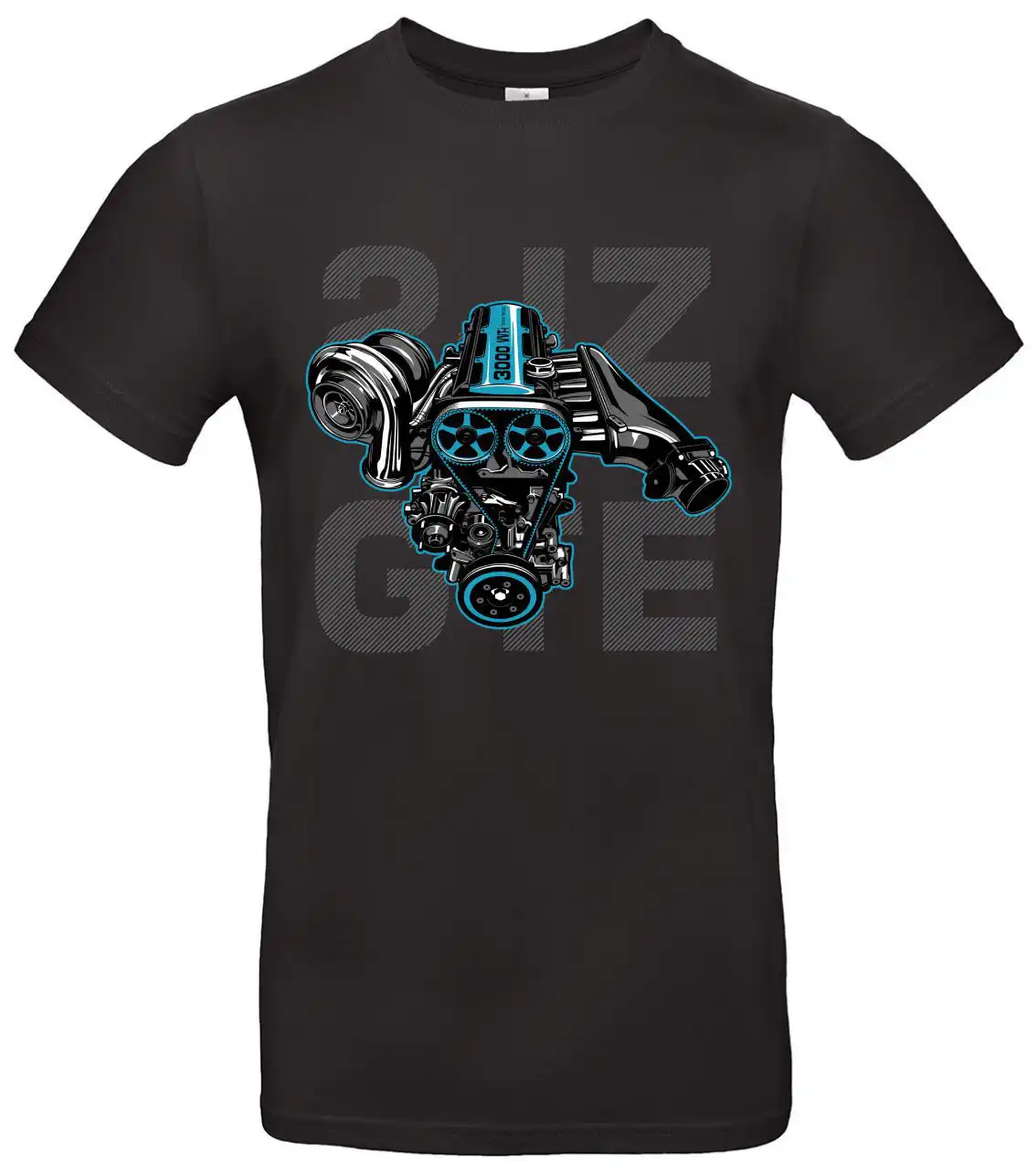 2JZ GTE T-Shirt für Tuning-Fans mit markantem Motor-Motiv 1 2JZ GTE T-Shirt für Tuning-Fans mit markantem Motor-Motiv