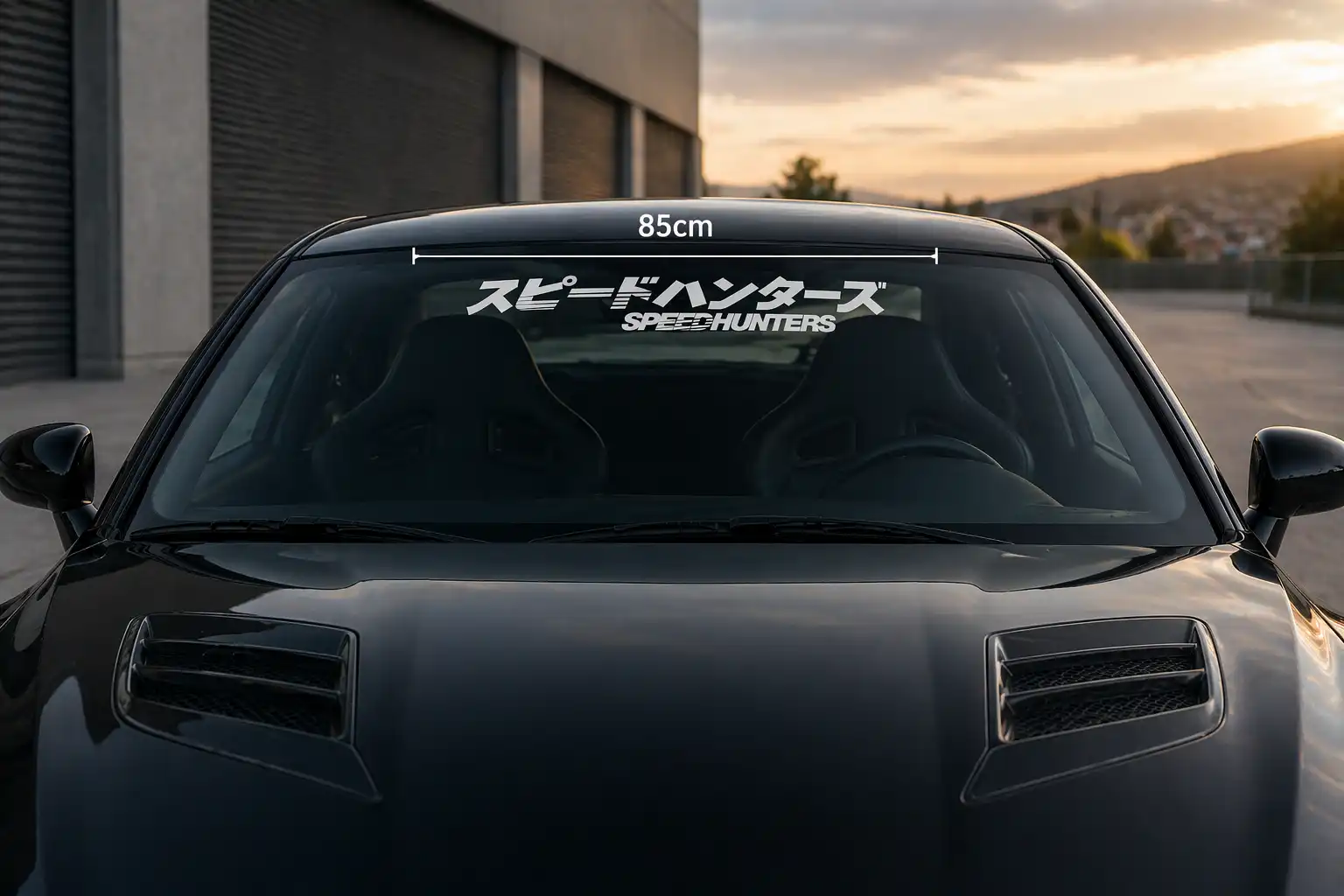 Speedhunters Aufkleber Frontscheibe JDM Kanji Banner fรผr Auto Tuning Fans 2 Speedhunters Aufkleber Frontscheibe JDM Kanji Banner fรผr Auto Tuning Fans โ Bild 2