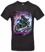 Motorradfahrerin T-Shirt Premium für starke Bikerinnen mit Statement-Print