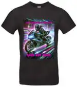 Motorradfahrerin T-Shirt Premium für starke Bikerinnen mit Statement-Print