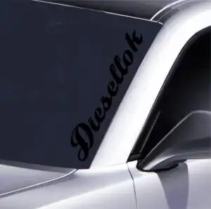 Diesellok Auto Aufkleber 55x9 cm für Diesel Fans und Fahrzeug Deko – Produktansicht 1
