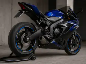 Motorrad Felgenrandaufkleber Racing Equipment blau 0,8 mm für Yamaha – Produktansicht 1
