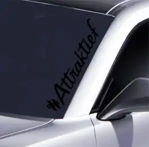 Frontscheiben Aufkleber attraktiv 55x10 cm für Auto, wetterfest und langlebig – Produktansicht 1