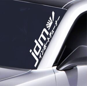 JDM Auto Aufkleber Sonnenblendstreifen 55x12,5 cm