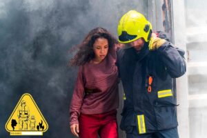 Kinderfinder Aufkleber 2er Set gelb wasserdicht für Türen