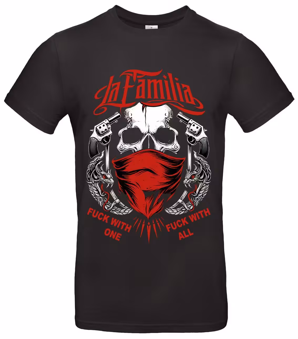 La Familia T-Shirt Fck With All Unisex Oversize Streetwear Statement Shirt 1 La Familia T-Shirt Fck With All Unisex Oversize Streetwear Statement Shirt