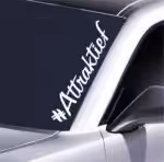 Frontscheiben Aufkleber attraktiv 55x10 cm für Auto, wetterfest und langlebig