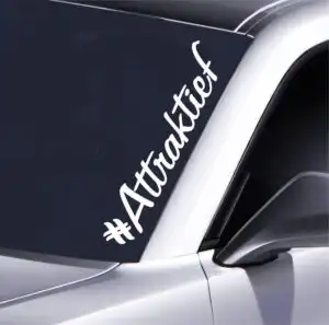 Frontscheiben Aufkleber attraktiv 55x10 cm für Auto, wetterfest und langlebig