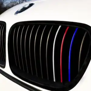 Nierenaufkleber Sportlicher Grill Look passend fรผr BMW