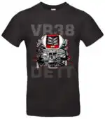 VR38DETT GTR-Motor T-Shirt für Tuning-Fans mit exklusiver Motor-Grafik