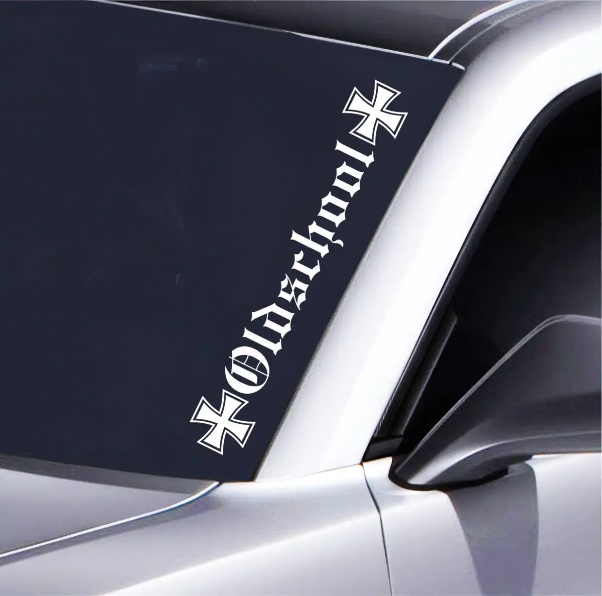 Oldschool Frontscheiben Aufkleber 55x8 cm Retro Auto Sticker 1 Oldschool Frontscheiben Aufkleber 55x8 cm Retro Auto Sticker