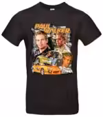 Paul Walker T-Shirt Hommage an Brian O'Conner für echte Filmfans