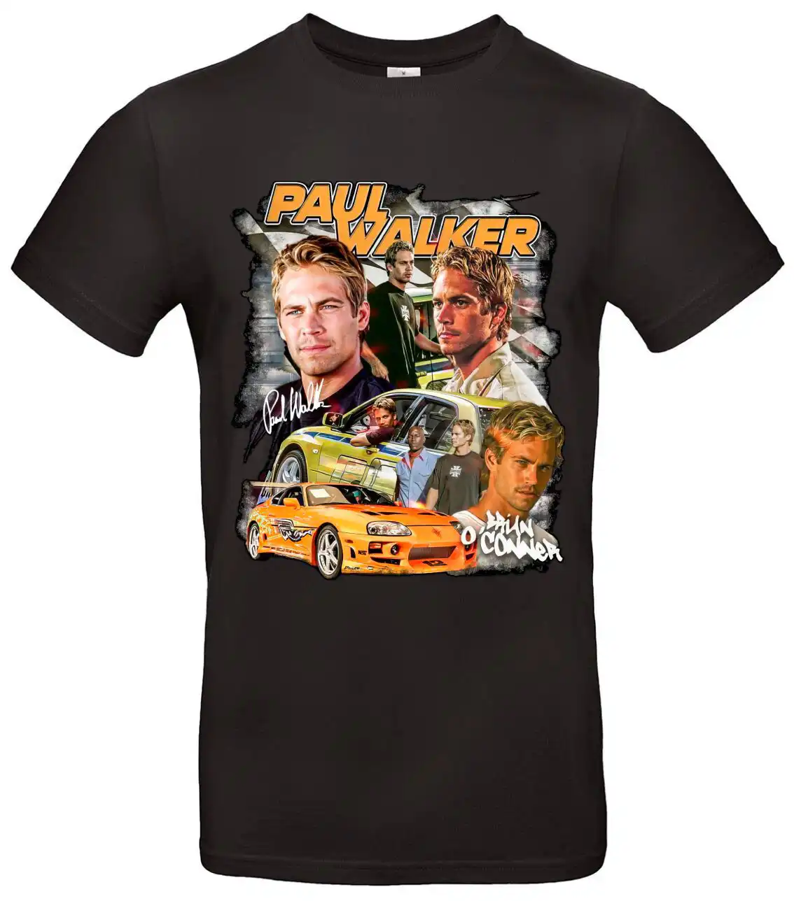 Paul Walker T-Shirt Hommage an Brian O'Conner fรผr echte Filmfans 1 Paul Walker T-Shirt Hommage an Brian O'Conner fรผr echte Filmfans