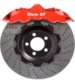 Slow AF Bremssattel Performance Aufkleber