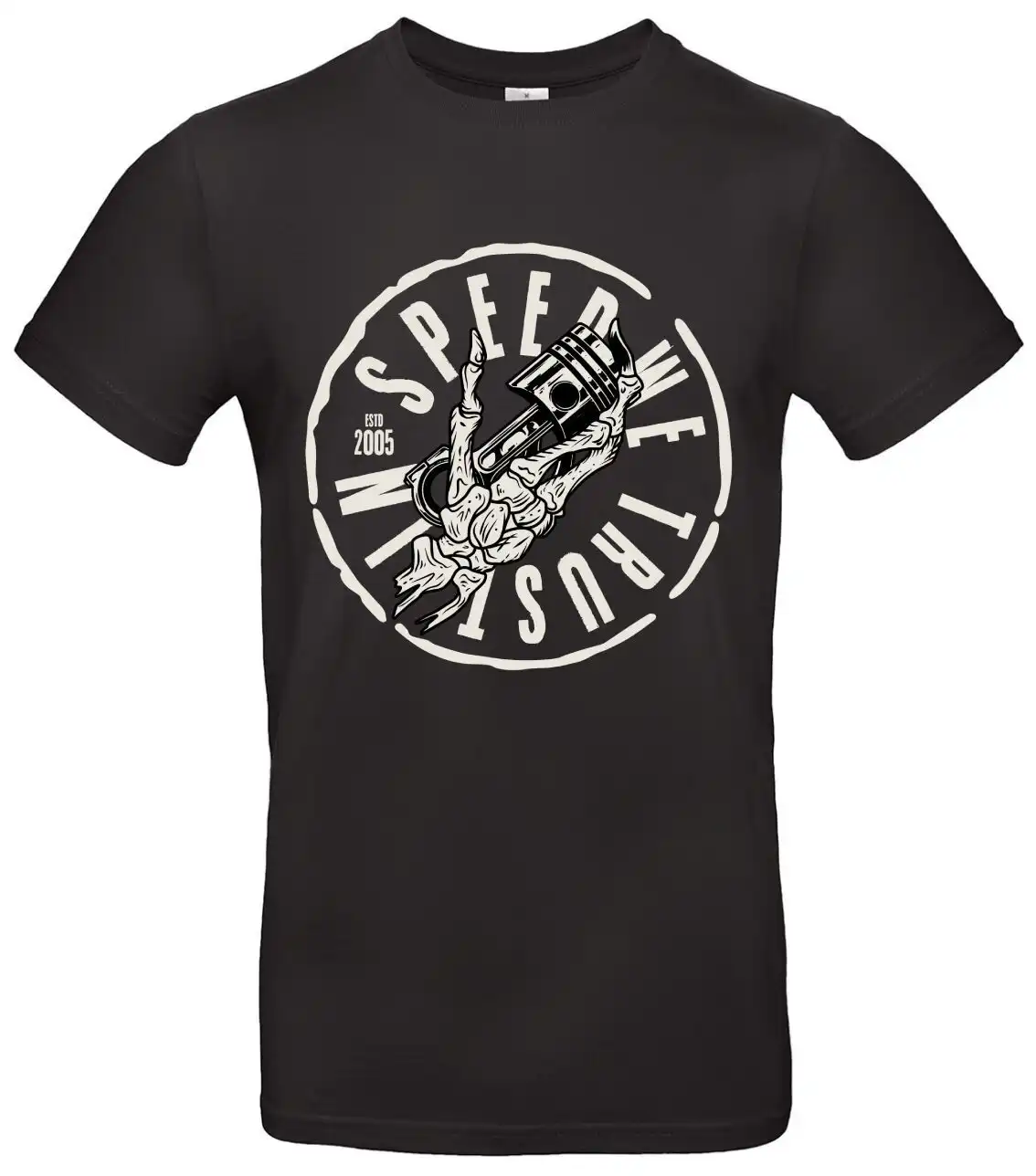 In Speed We Trust T-Shirt Racing Spruch für Tuningfans und Motorsport-Fans 1 In Speed We Trust T-Shirt Racing Spruch für Tuningfans und Motorsport-Fans