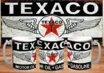 Texaco Kaffeetasse Vintage Retro Design Motor Oil Gasoline 330ml