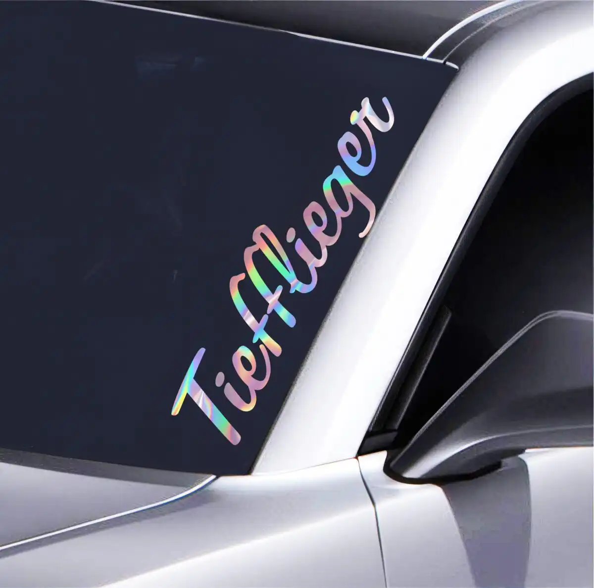 Tiefflieger Frontscheiben Aufkleber 55x10,5 cm Auto Sticker auffällig 2 Tiefflieger Frontscheiben Aufkleber 55x10,5 cm Auto Sticker auffällig – Bild 2