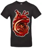Turbo Herz T-Shirt Premium für Auto, Boost und Tuningfans