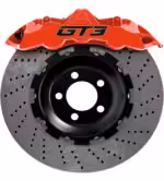 GT3 Bremssattel Aufkleber hitzebeständig, Motorsport Sticker Set 4 Stück