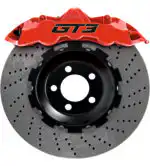 GT3 Bremssattel Aufkleber hitzebeständig, Motorsport Sticker Set 4 Stück