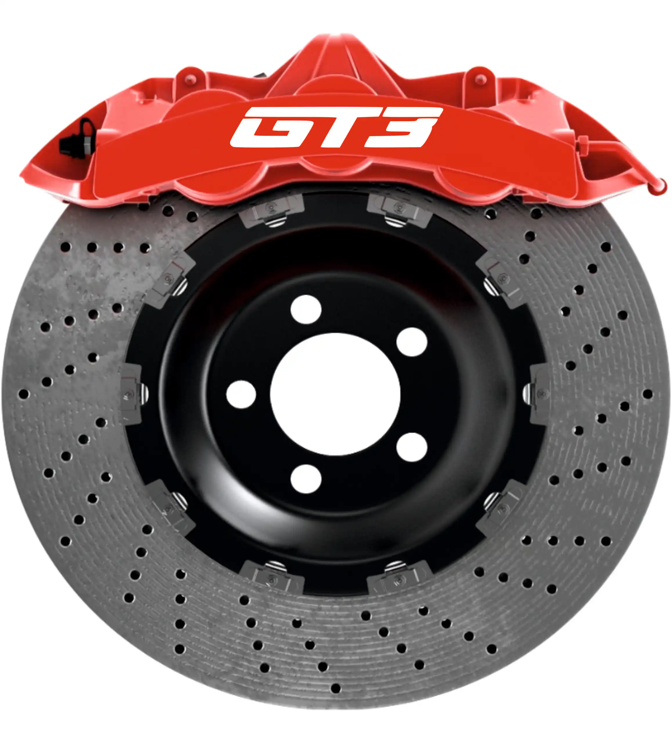 GT3 Bremssattel Aufkleber hitzebeständig, Motorsport Sticker Set 4 Stück 2 GT3 Bremssattel Aufkleber hitzebeständig, Motorsport Sticker Set 4 Stück – Produktansicht 1