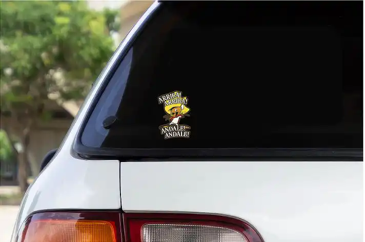 Speedy Gonzales Aufkleber 2er Set Retro Cartoon Sticker 10 x 7 cm 2 Speedy Gonzales Aufkleber 2er Set Retro Cartoon Sticker 10 x 7 cm โ Bild 2