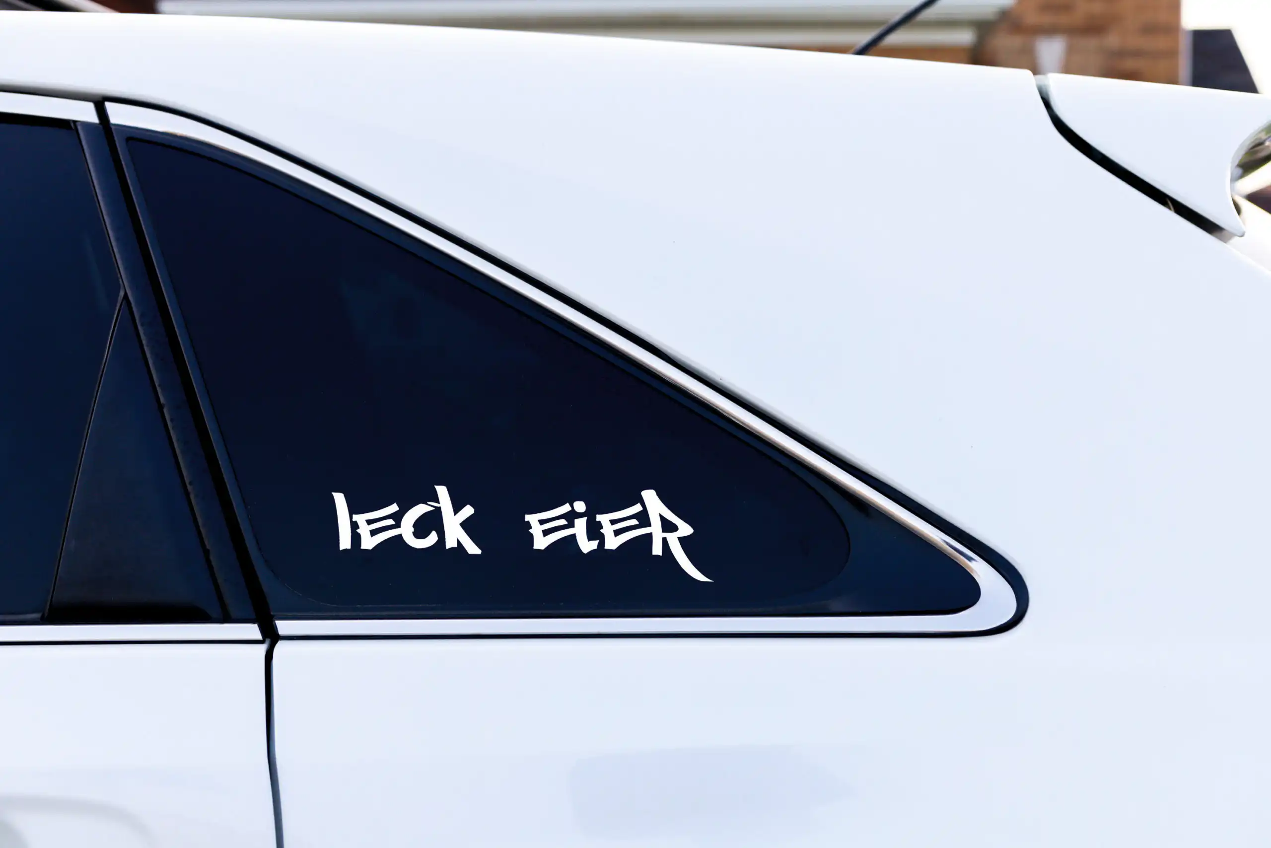 Leck Eier Auto Aufkleber Lustiger Politik Spruch Sticker in 4 Farben 8 Leck Eier Auto Aufkleber Lustiger Politik Spruch Sticker in 4 Farben โ Bild 8